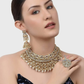 Charming White Stones With Royal Pearl Choker Set For Women
