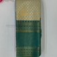 Beautiful Sandal Color Soft Silk With Zari Work Saree For Women