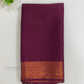 Maroon Color Mysore Silk Saree With Zari Work Near Me