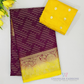 Delightful Magenta Color Georgette Saree With Zari Work For Women