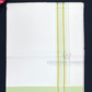 Attractive Men's White Color Cotton Dhoti With Light Green Border