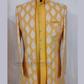 Stunning Yellow Color Banarasi Brocade With Hand Embroidery Work Sherwani Suit For Men - PREMIUM QUALITY