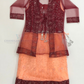Attractive Maroon Color Girls Choli Sets