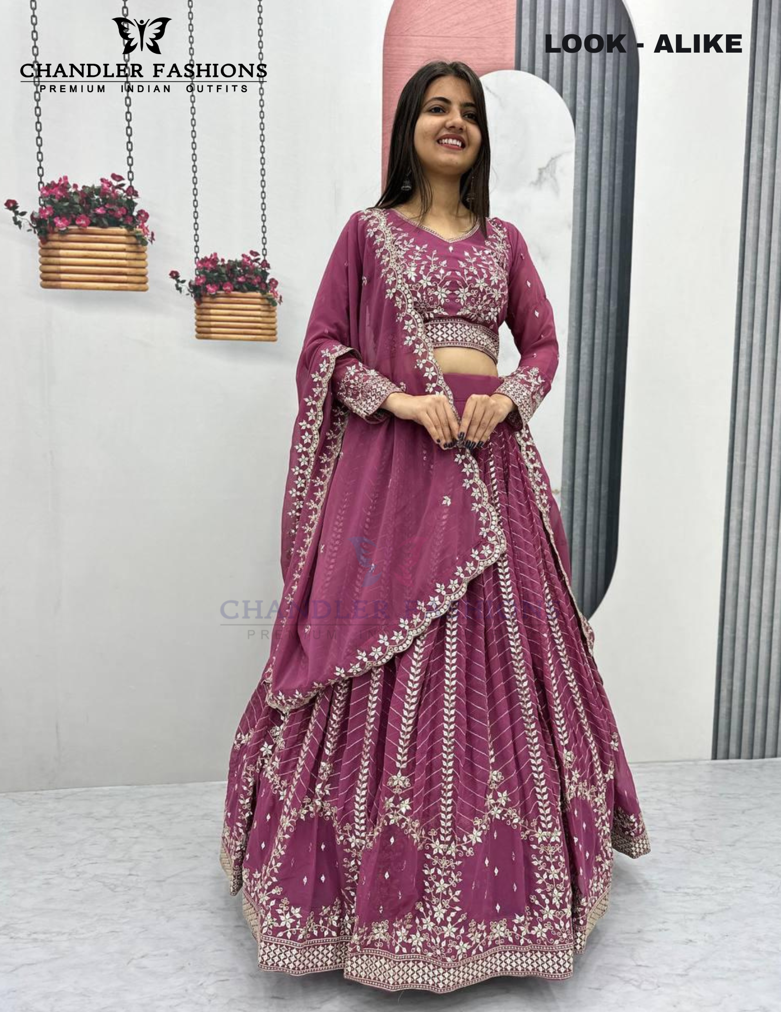 Stunning Light Purple Color Embroidery And Sequins Work Lehenga Choli For Women