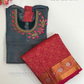 Appealing Green And Pink Color Stone Work With Silk Langa set For Girls Near Me