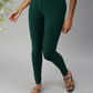 Stretchable Cotton Fabric Bottle Green Leggings in Gila Bend