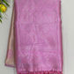 Elegant Peach Color Art Silk With Zari Work Saree For Women