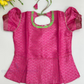 Pink Color Art Silk Langa Sets In Mesa