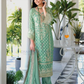 Attractive Green Color Soft Organza Embroidery Salwar Suits With Dupatta
