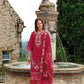 Red Color Organza With Embroidery Work Salwar Suits Near Me