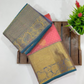 Charming Pink Color Pure Kanchi Silk Gold Zari Work Saree Near Me