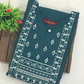 Teal Blue Color Cotton With Embroidery Work Kurti In USA