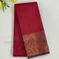 Beautiful Red Color Art Silk Saree With Zari Work For Women
