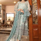 Elegant Teal Blue Color Georgette Salwar Suits in Chandler