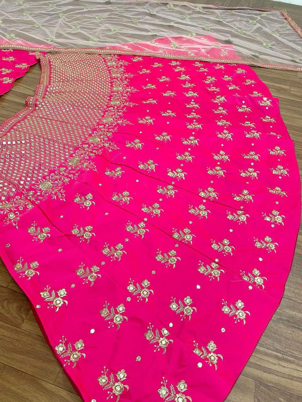 Malay Satin Silk Lehenga Choli In USA