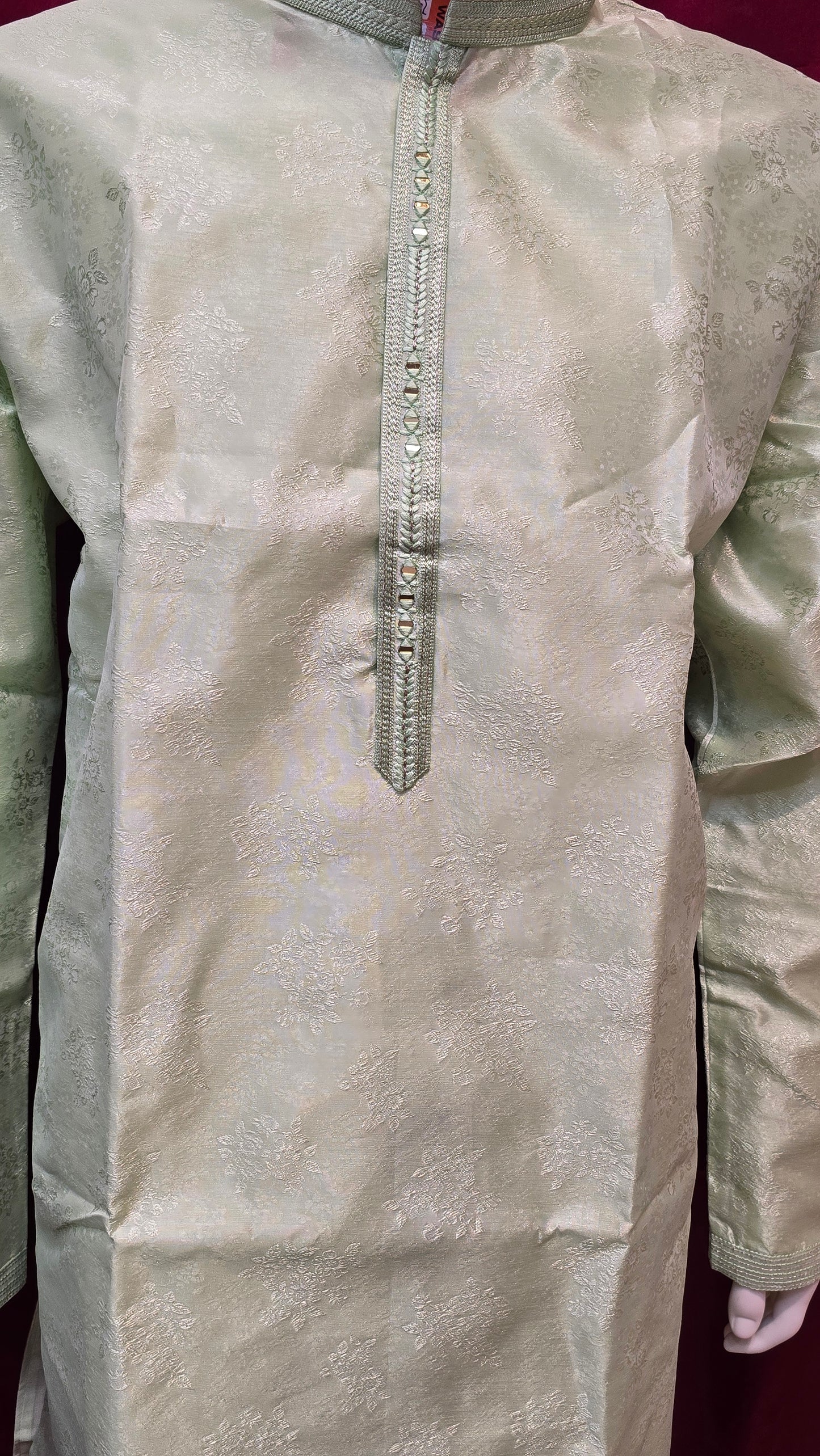 Men's Jacquard Kurta Suit In USA