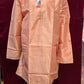 Dazzling Orange Colored Silk Cotton Men's Pajama In Near Me