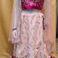 Stunning Pink Color Party Wear Zari Embroidery Work Satin Lehenga Choli For Women