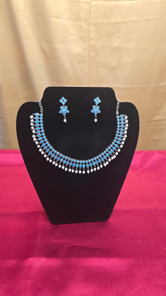 Light Blue Color Neck Piece