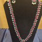 Ravishing Pink Colored Long Pearl Drop Set