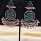 Emerald Green Long Earrings