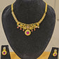 Beautiful Gold Plated Multicolor Choker Set With Earrings