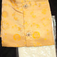 Yellow Colored Jacquard Kurta Pajama Sets Near Me