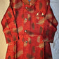 Elegant Red Color Designer Silk Kurta With Pajama Set