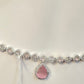 Fabulous AD Stone Hip Chain With Light Pink Color Stone Work