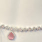 AD Stone Hip Chain With Light Pink Color Stone Work Near Me