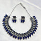 Beautiful Navy Blue Colored Oxidized Jewellery