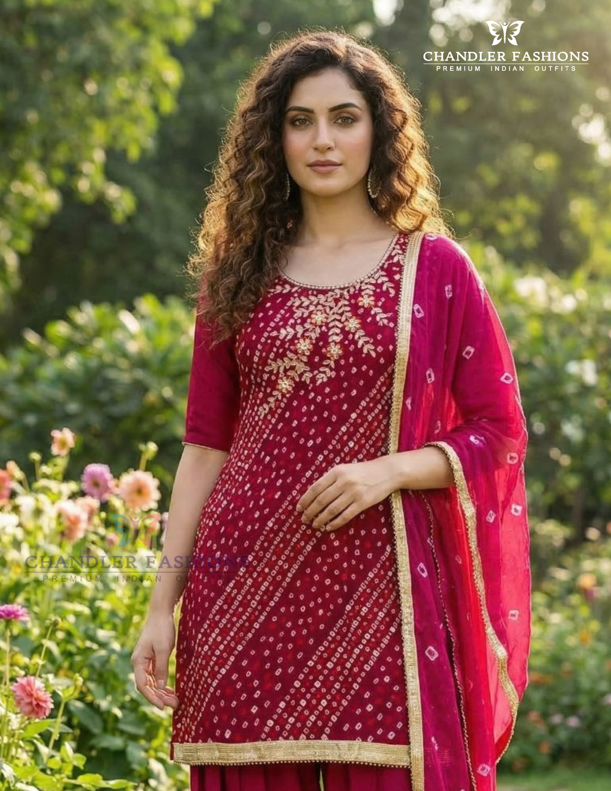  Rani Pink Color Premium Jam Cotton Print With Handwork Patiala Suit For Women Near Me