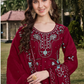 Alluring Maroon Color Georgette with Embroidery Khatli Work Suit In Near Me