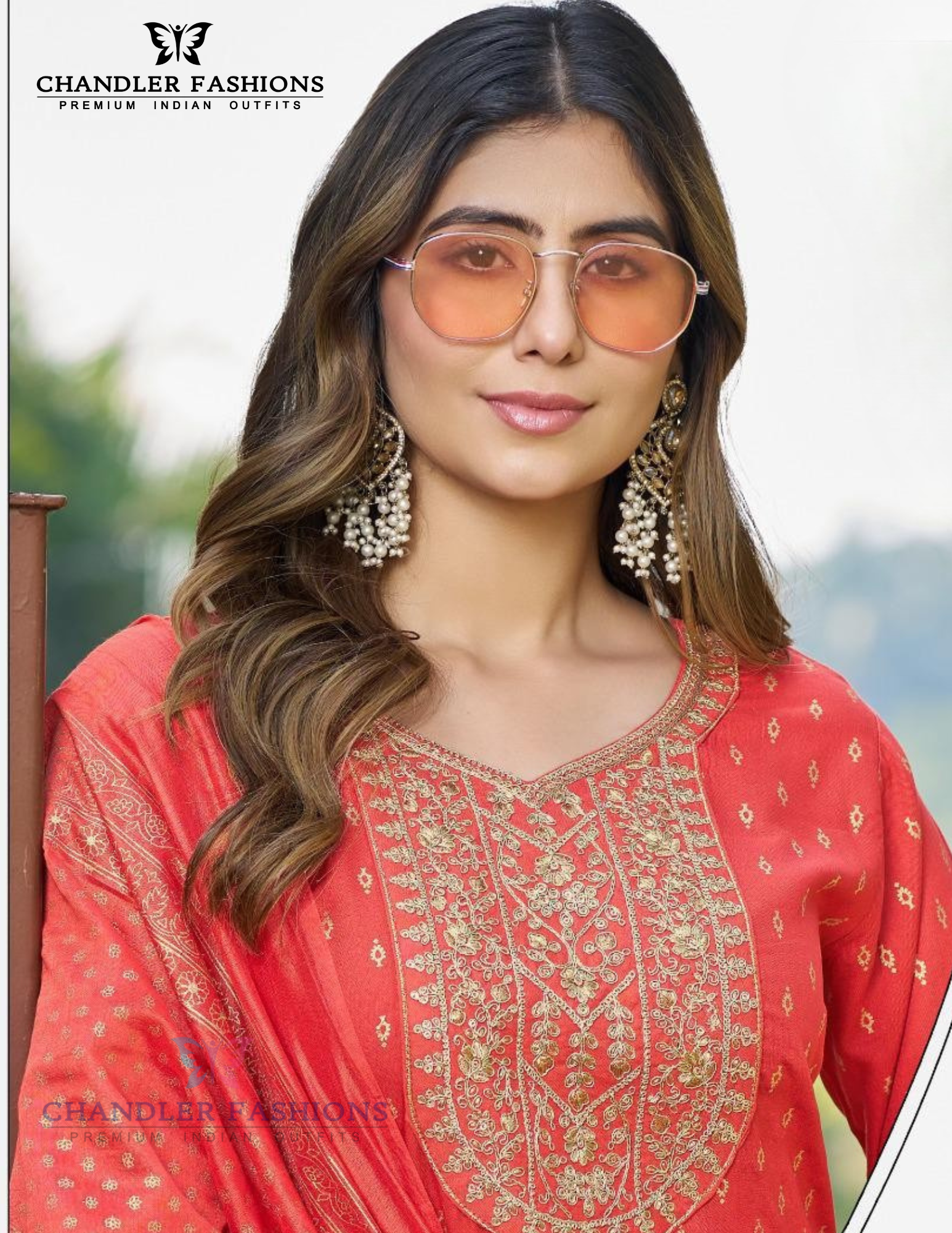 Pretty Red Color Rayon With Embroidery Work Salwar Suits Near Me