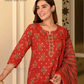 Red Color Viscose With Floral Printed Work Salwar Suits Near Me