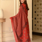 Red Color Viscose With Floral Printed Work Salwar Suits In USA