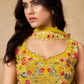 Georgette Zari Embroidery And Sequins Work Lehenga In Mesa