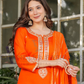 Viscose Chanderi Salwar Suits With Dupatta Set In Mesa