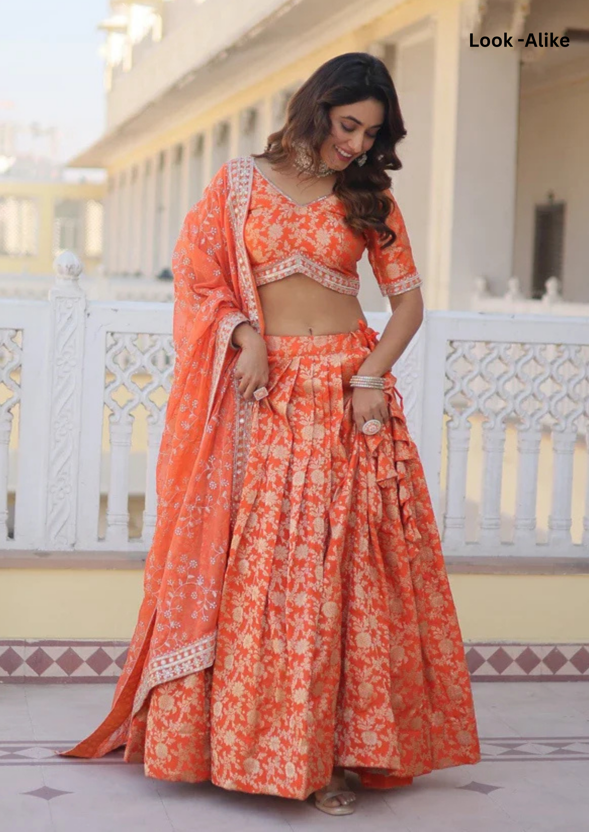 Embroidered Lehenga In Suncity