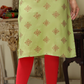 Graceful Light Green Kurti With Fancy Embroidery Work In Scottsdale