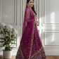 Fabulous Magenta Color Sequins With Zari Work Lehenga In USA