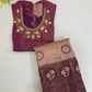 Beautiful Purple And Beige Color Art Silk Langa Sets Near Me
