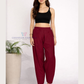 Fantastic Maroon Colored Rayon Salwar Pant For Women