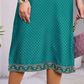 Heavenly Teal Blue Color Kurti With Zari & Thread Embroidery Work In USA
