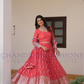 Stunning Pink Color Faux Georgette With Heavy Embroidery Sequins Work Lehenga Choli
