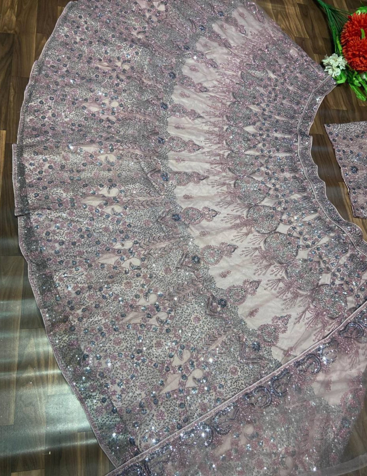 Pink Color With Dori Work Lehenga In Chandler