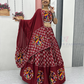 Wonderful Maroon Color Pure Cotton Kamthi Choli Set For Women In Chandler