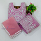 Light Pink Color Embroidery And Mirror Work Choli With Dupatta In Suncity