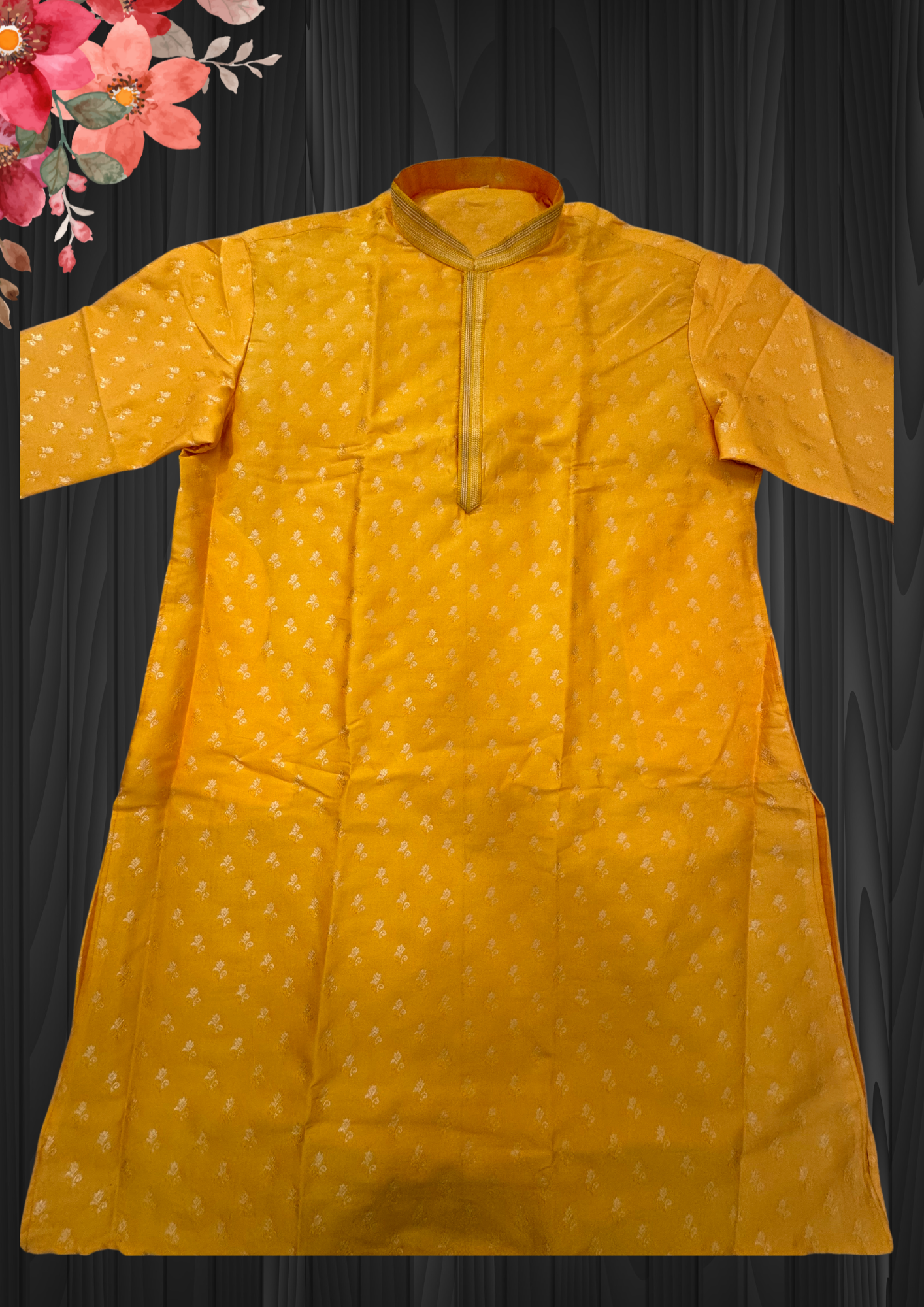 Gorgeous Yellow Color Art Silk Kurta Near Me