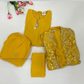 Yellow Color Georgette With Embroidery And Sequins Work Sharara Set For Kids Girls Near Me